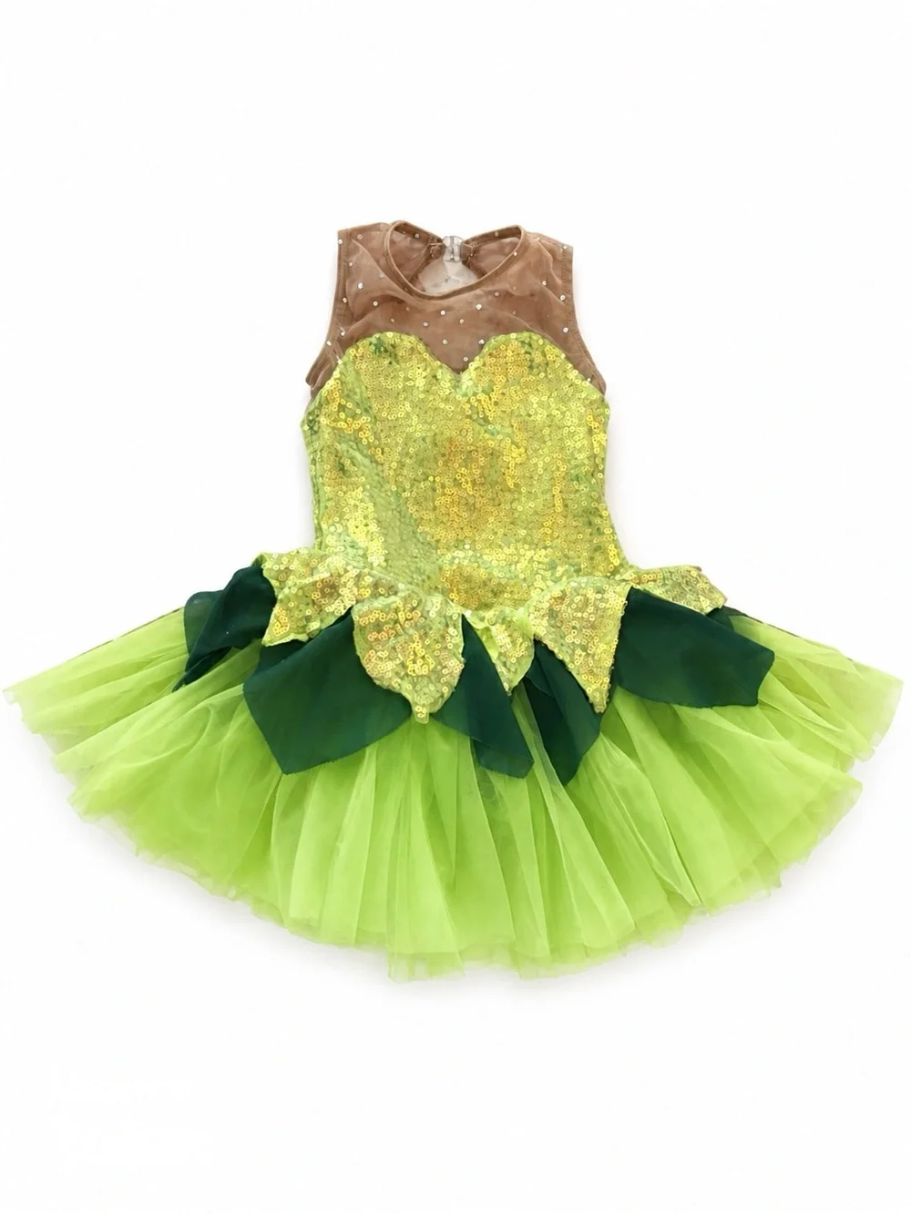 Wish Green Sequin Tutu Fairy Dress